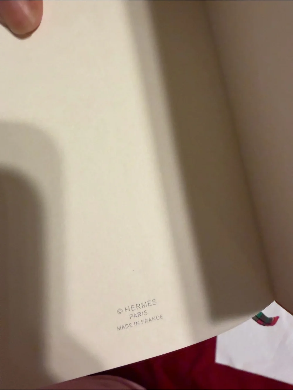 Authentic Hermès Silk Notebook 